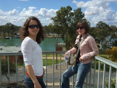 Derni�re pause d�jeuner le long de la Murray River...